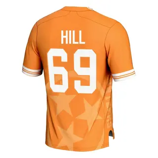 Game Youth Gus Hill Tennessee Volunteers Replica Icon Print Football Jersey - Orange
