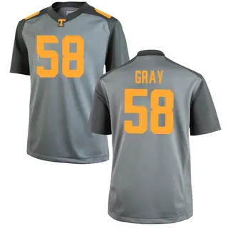 Game Youth Herb Gray Tennessee Volunteers Nike College Jersey - Gray