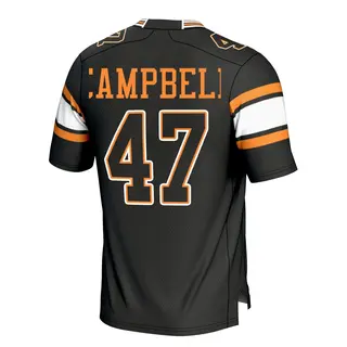 Game Youth Isaiah Campbell Tennessee Volunteers Replica Football Jersey - Black