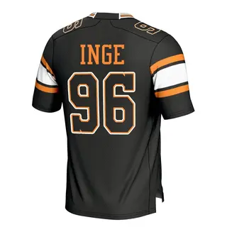 Game Youth Isaiah Inge Tennessee Volunteers Replica Football Jersey - Black