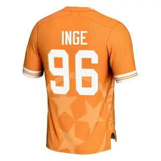 Game Youth Isaiah Inge Tennessee Volunteers Replica Icon Print Football Jersey - Orange