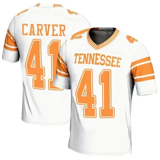 Game Youth JT Carver Tennessee Volunteers Replica 2nd Football Jersey - White