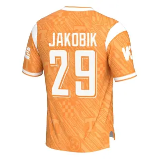 Game Youth Jack-Henry Jakobik Tennessee Volunteers Replica Highlight Print Football Jersey - Orange