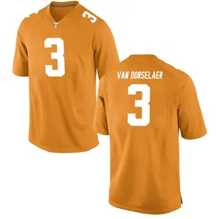 Game Youth Jack Van Dorselaer Tennessee Volunteers Nike College Jersey - Orange