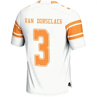Game Youth Jack Van Dorselaer Tennessee Volunteers Replica 2nd Football Jersey - White