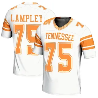 Game Youth Jackson Lampley Tennessee Volunteers Replica 2nd Football Jersey - White