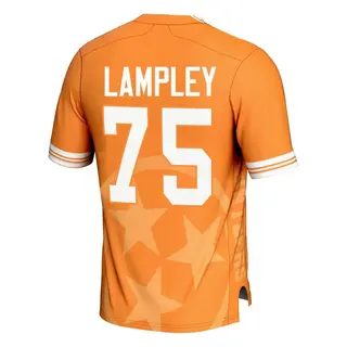 Game Youth Jackson Lampley Tennessee Volunteers Replica Icon Print Football Jersey - Orange