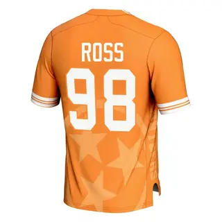 Game Youth Jackson Ross Tennessee Volunteers Replica Icon Print Football Jersey - Orange