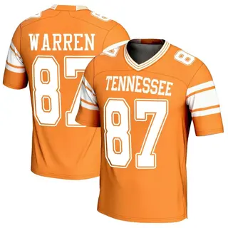 Game Youth Jacob Warren Tennessee Volunteers Replica Football Jersey - Orange