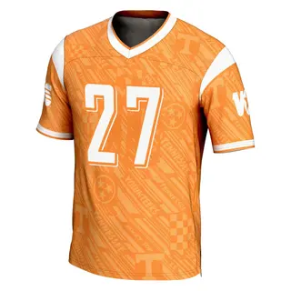 Game Youth Jadon Perlotte Tennessee Volunteers Replica Highlight Print Football Jersey - Orange
