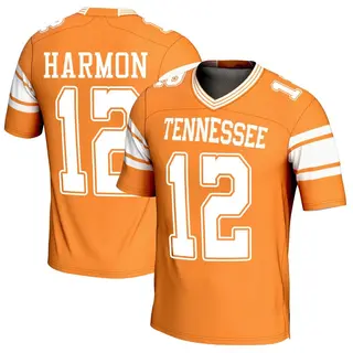 Game Youth Jaedon Harmon Tennessee Volunteers Replica Football Jersey - Orange