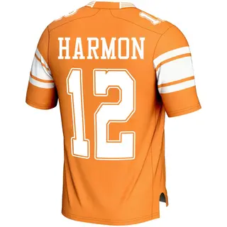 Game Youth Jaedon Harmon Tennessee Volunteers Replica Football Jersey - Orange