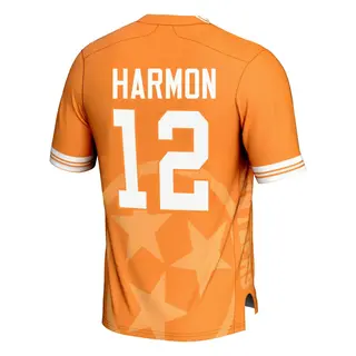 Game Youth Jaedon Harmon Tennessee Volunteers Replica Icon Print Football Jersey - Orange
