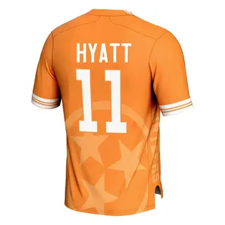 Game Youth Jalin Hyatt Tennessee Volunteers Replica Icon Print Football Jersey - Orange