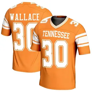 Game Youth Jamal Wallace Tennessee Volunteers Replica Football Jersey - Orange