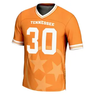 Game Youth Jamal Wallace Tennessee Volunteers Replica Icon Print Football Jersey - Orange