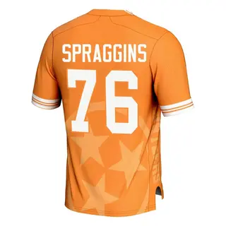 Game Youth Javontez Spraggins Tennessee Volunteers Replica Icon Print Football Jersey - Orange