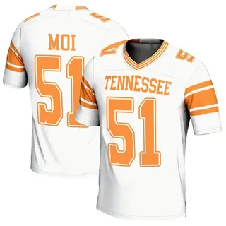 Game Youth Jaxson Moi Tennessee Volunteers Replica 2nd Football Jersey - White