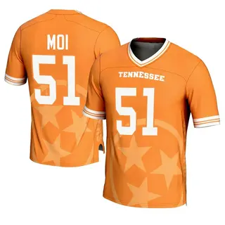 Game Youth Jaxson Moi Tennessee Volunteers Replica Icon Print Football Jersey - Orange