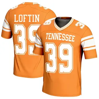 Game Youth Jayden Loftin Tennessee Volunteers Replica Football Jersey - Orange