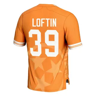 Game Youth Jayden Loftin Tennessee Volunteers Replica Icon Print Football Jersey - Orange