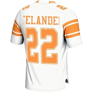 Game Youth Jeremiah Telander Tennessee Volunteers Replica 2nd Football Jersey - White