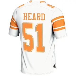 Game Youth Jeremias Heard Tennessee Volunteers Replica 2nd Football Jersey - White