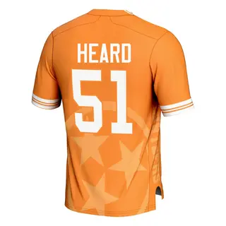 Game Youth Jeremias Heard Tennessee Volunteers Replica Icon Print Football Jersey - Orange