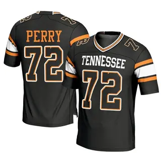 Game Youth Jesse Perry Tennessee Volunteers Replica Football Jersey - Black