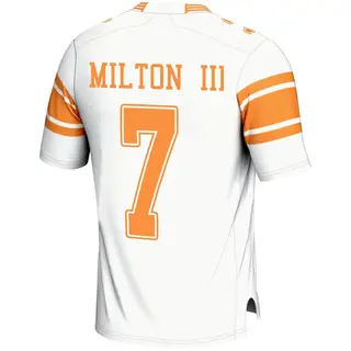 Game Youth Joe Milton III Tennessee Volunteers Replica 2nd Football Jersey - White