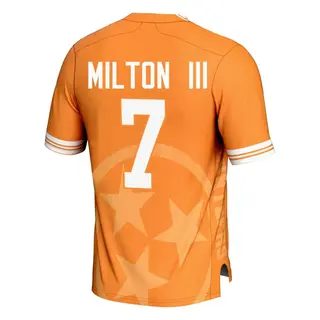 Game Youth Joe Milton III Tennessee Volunteers Replica Icon Print Football Jersey - Orange