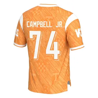 Game Youth John Campbell Jr. Tennessee Volunteers Replica Highlight Print Football Jersey - Orange