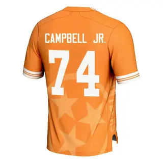 Game Youth John Campbell Jr. Tennessee Volunteers Replica Icon Print Football Jersey - Orange