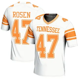 Game Youth John Rosen Tennessee Volunteers Replica 2nd Football Jersey - White