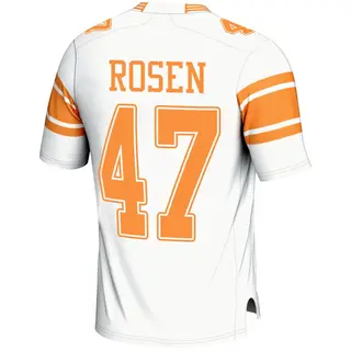 Game Youth John Rosen Tennessee Volunteers Replica 2nd Football Jersey - White