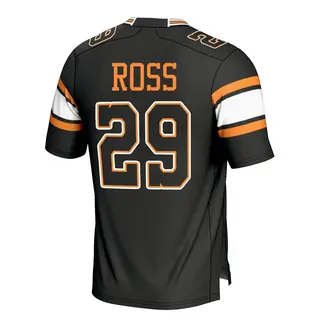 Game Youth Jordan Ross Tennessee Volunteers Replica Football Jersey - Black