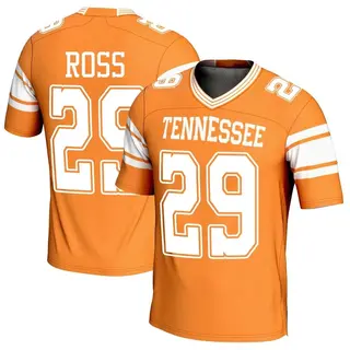 Game Youth Jordan Ross Tennessee Volunteers Replica Football Jersey - Orange