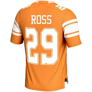 Game Youth Jordan Ross Tennessee Volunteers Replica Football Jersey - Orange