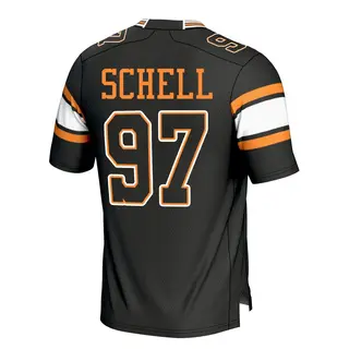 Game Youth Josh Schell Tennessee Volunteers Replica Football Jersey - Black