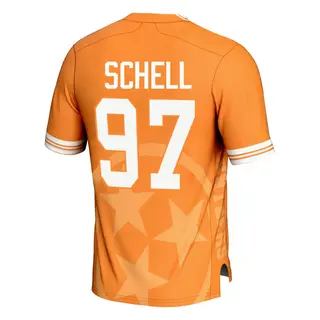 Game Youth Josh Schell Tennessee Volunteers Replica Icon Print Football Jersey - Orange
