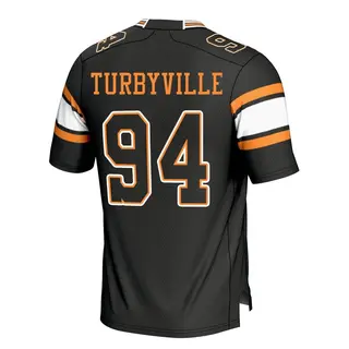 Game Youth Josh Turbyville Tennessee Volunteers Replica Football Jersey - Black
