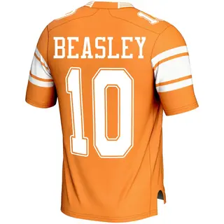 Game Youth Kaleb Beasley Tennessee Volunteers Replica Football Jersey - Orange