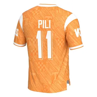 Game Youth Keenan Pili Tennessee Volunteers Replica Highlight Print Football Jersey - Orange