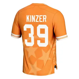 Game Youth Malcolm Kinzer Tennessee Volunteers Replica Icon Print Football Jersey - Orange