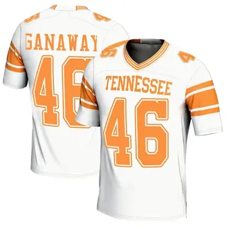Game Youth Malik Ganaway Tennessee Volunteers Replica 2nd Football Jersey - White