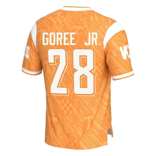 Game Youth Marcus Goree Jr. Tennessee Volunteers Replica Highlight Print Football Jersey - Orange