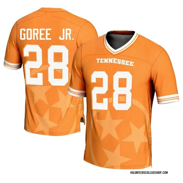 Game Youth Marcus Goree Jr. Tennessee Volunteers Replica Icon Print Football Jersey - Orange