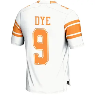 Game Youth Mariyon Dye Tennessee Volunteers Replica 2nd Football Jersey - White