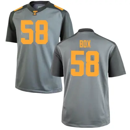 Game Youth Marshall Box Tennessee Volunteers College Jersey - Gray