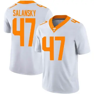Game Youth Matthew Salansky Tennessee Volunteers Nike Football Jersey - White
